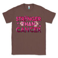 Chestnut Stronger Than Cancer Classic Tee - texasbilliewilder