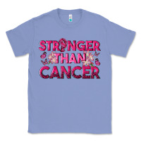 Colony Blue Stronger Than Cancer Classic Tee - texasbilliewilder