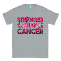 Heather Grey Stronger Than Cancer Classic Tee - texasbilliewilder