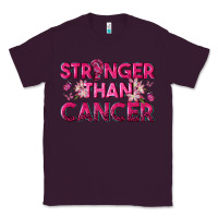 Plum Stronger Than Cancer Classic Tee - texasbilliewilder