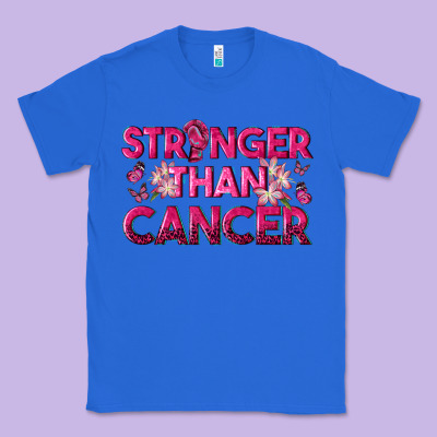 Stronger Than Cancer Classic Tee Designed By Texasbilliewilder
