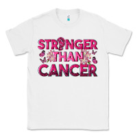 White Stronger Than Cancer Classic Tee - texasbilliewilder