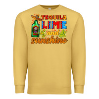 Antique Gold tequila lime and sunshine Premium Sweatshirt - AdoDesignShop