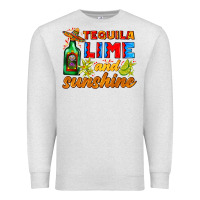 Oatmeal Heather tequila lime and sunshine Premium Sweatshirt - AdoDesignShop