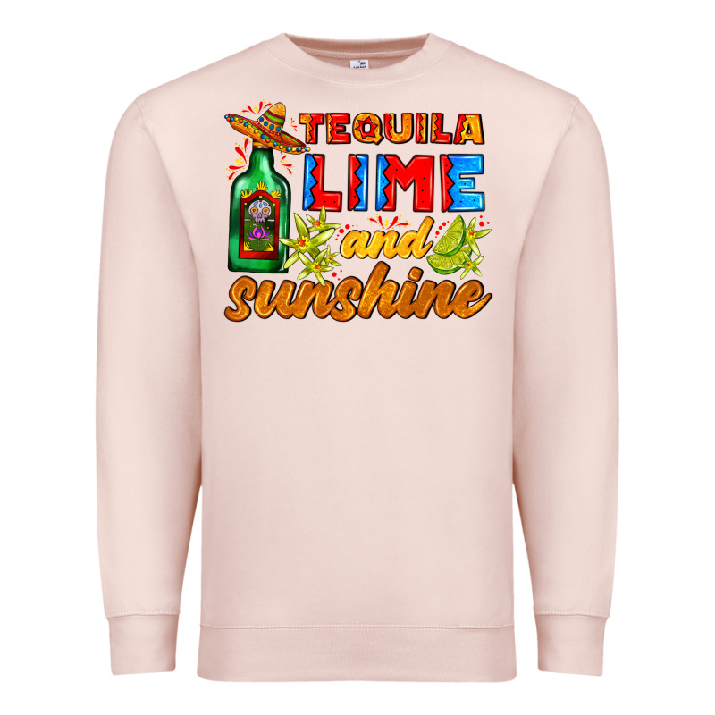 Tequila Lime And Sunshine Premium Sweatshirt by AdoDesignShop | Teevron