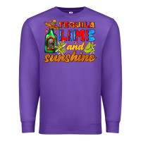 Purple tequila lime and sunshine Premium Sweatshirt - AdoDesignShop
