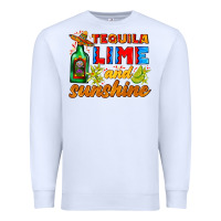 White tequila lime and sunshine Premium Sweatshirt - AdoDesignShop