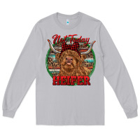 Moon Dust Highland Heifer Christmas Long Sleeve Tee - RanaPortraitStore