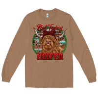Toasted Coconut Highland Heifer Christmas Long Sleeve Tee - RanaPortraitStore