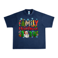 Navy family christmas 2024 Urban Heavy Tee - Zillion Design Studio