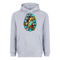 Heather Grey gemstone christmas Heavyweight Hoodie - JahusDesignShop
