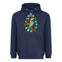Navy gemstone christmas Heavyweight Hoodie - JahusDesignShop