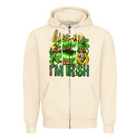 Sandshell Kiss me im irish st.patricks day lips st.patricks Zipper Hoodie - Neo Western
