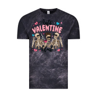 Cloud Black anti valentine club Vintage Tee - MaliasSmallBusiness