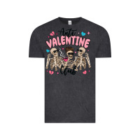 Vintage Black anti valentine club Vintage Tee - MaliasSmallBusiness