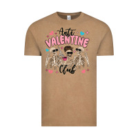 Vintage Coffee anti valentine club Vintage Tee - MaliasSmallBusiness