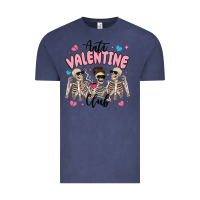 Vintage Denim anti valentine club Vintage Tee - MaliasSmallBusiness