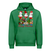 Emerald Merry Christmas wine and cocktails Urban Hoodie - NancyCooperArtShop