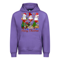 Tulip Merry Christmas wine and cocktails Urban Hoodie - NancyCooperArtShop