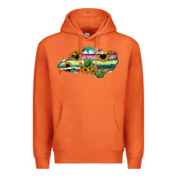 Carrot North Carolina Map Sunflower Cactus Serape Premium Hoodie - RanaPortraitStore