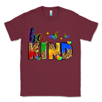 Burgundy be kind Classic Tee - Zillion Design Studio