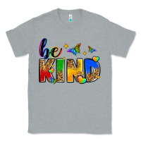 Heather Grey be kind Classic Tee - Zillion Design Studio