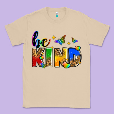 Be Kind Classic Tee Designed By Zillion Design Studio