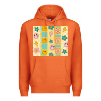 Carrot retro daisy Premium Hoodie - MaliasSmallBusiness