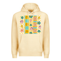 Pina Colada retro daisy Premium Hoodie - MaliasSmallBusiness