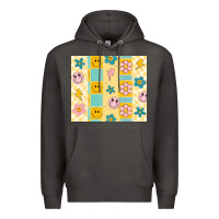 Smoke retro daisy Premium Hoodie - MaliasSmallBusiness