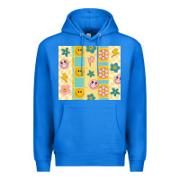 True Royal retro daisy Premium Hoodie - MaliasSmallBusiness