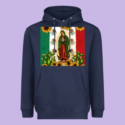 Our Lady Of Guadalupe Heavyweight Hoodie Designed By Jahusdesignshop
