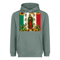Sage our lady of guadalupe Heavyweight Hoodie - JahusDesignShop