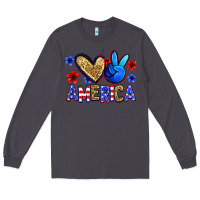 Smoke peace love america Long Sleeve Tee - Zillion Design Studio