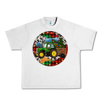 Lunar Rock Christmas Farm Tractor Urban Heavy Tee - RanaPortraitStore