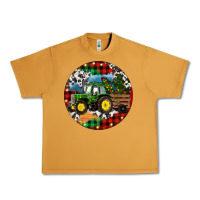 Peanut Butter Christmas Farm Tractor Urban Heavy Tee - RanaPortraitStore
