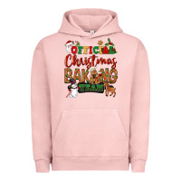 Pigment Salmon Official Christmas baking team Urban Hoodie - NancyCooperArtShop