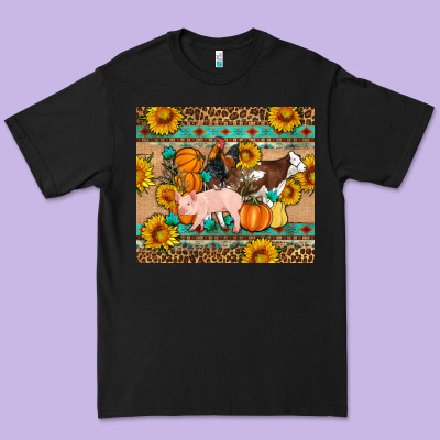 Fall Coop Animals Premium Tee Designed By Artiststas