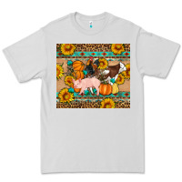 Dove Grey Fall Coop Animals Premium Tee - Artiststas