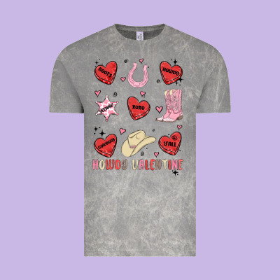 Vintage Tee howdy valentine copy