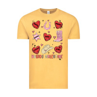 Vintage Mustard howdy valentine copy Vintage Tee - MaliasSmallBusiness