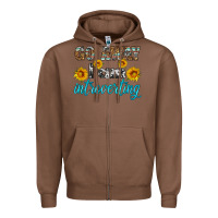 Chestnut go away i am introvering Zipper Hoodie - HRA Design Shop
