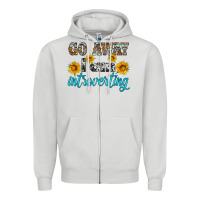 Dove Grey go away i am introvering Zipper Hoodie - HRA Design Shop