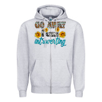 Heather Grey go away i am introvering Zipper Hoodie - HRA Design Shop