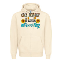 Go Away I Am Introvering Zipper Hoodie | Teevron
