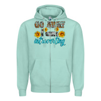 Seafoam go away i am introvering Zipper Hoodie - HRA Design Shop