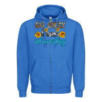True Royal go away i am introvering Zipper Hoodie - HRA Design Shop