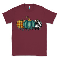 Burgundy happy fall y'all pumkins Classic Tee - RanaPortraitStore