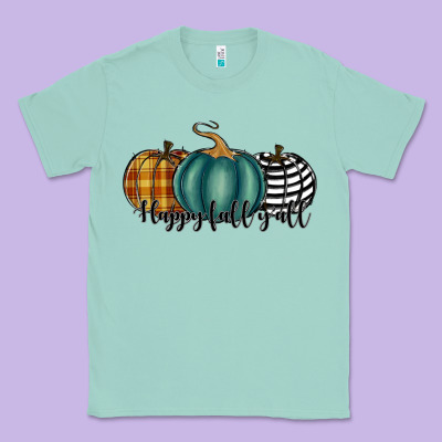 Happy Fall Y'all Pumkins Classic Tee Designed By Ranaportraitstore