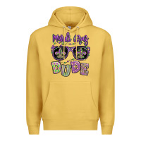 Antique Gold mardi gras dude Premium Hoodie - MaliasSmallBusiness
